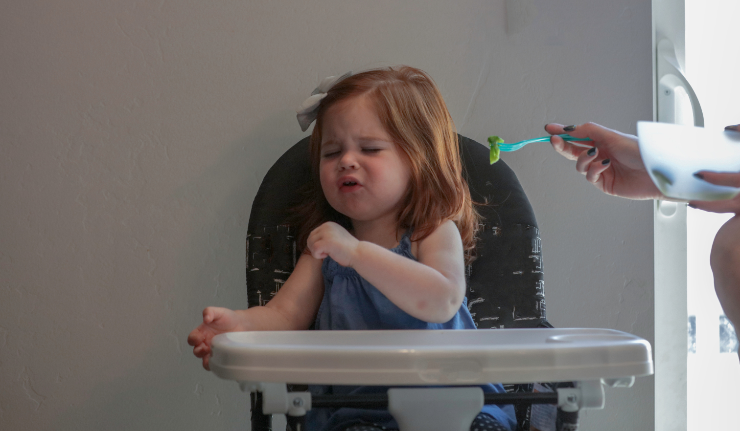 l'enfant de veux pas manger de légume