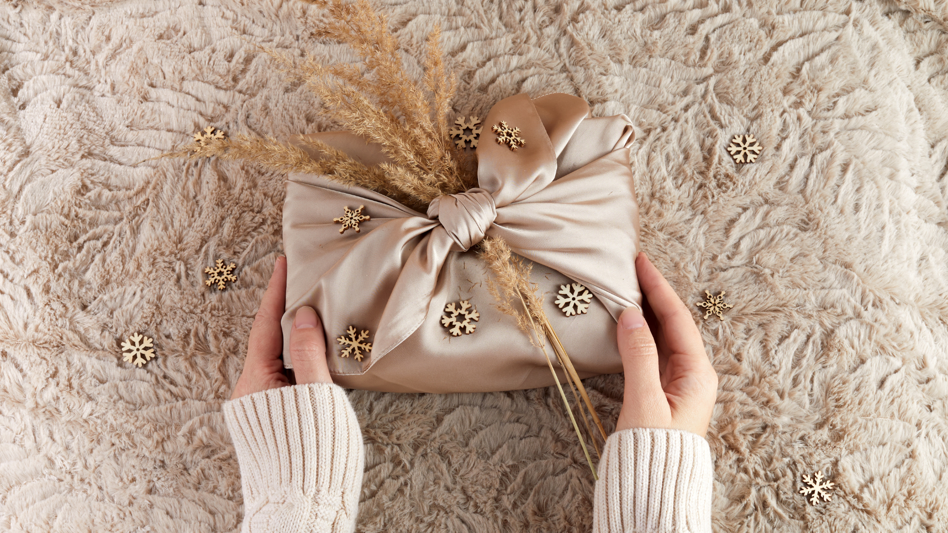 emballage de cadeau en tissu